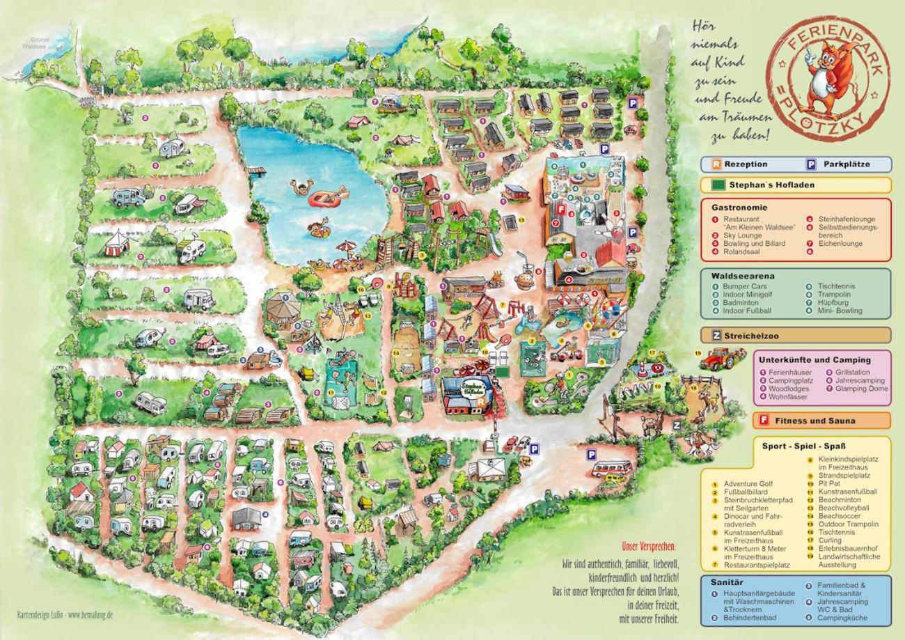 Ferien-& Erlebnispark Ploetzky Schonebeck  Ngoại thất bức ảnh